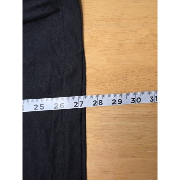 Vintage Black Blank Shirt Signal Sport 90s Blue double Sleeve Tee Mens Small - Picture 6 of 6